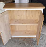 hand-made-oak-and-painted-pine-2-door-cupboard-Ashford