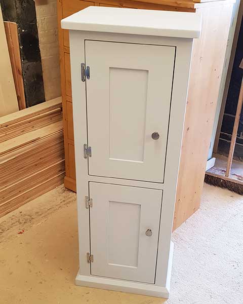Painted-pine-storage-unit Kent